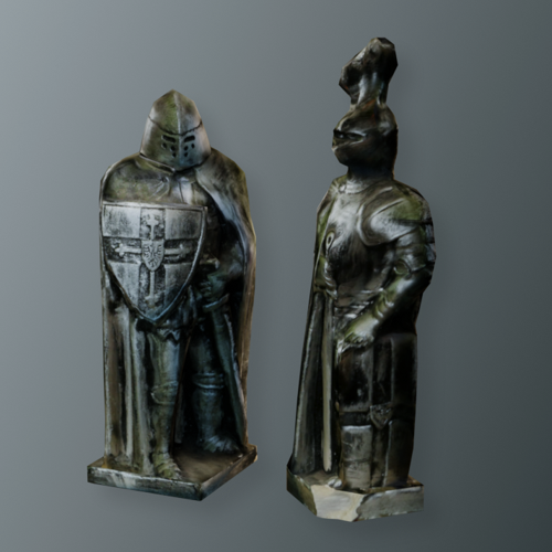 Knight statuettes preview image
